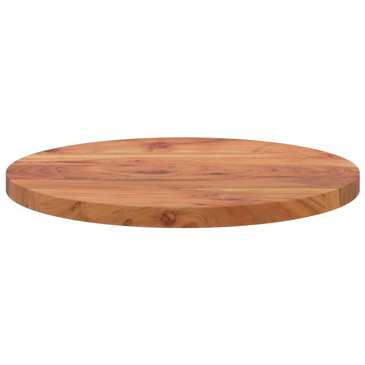 TISCHPLATTE Ø40/2,5 Cm Rund Massivholz Akazie - Naturfarben, Holz (40/40/2.5cm) - vidaXL