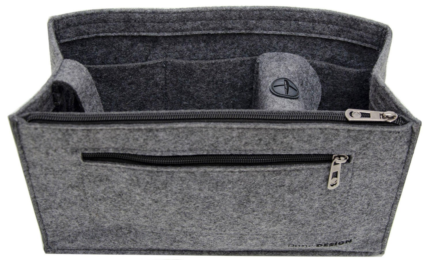 Dunedesign Taschenorganizer Grau 12x22x36 cm