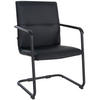 SCHWINGSTUHL Lederlook Schwarz/Schwarz - Schwarz, Textil/Metall (56/92/60cm) - CLP
