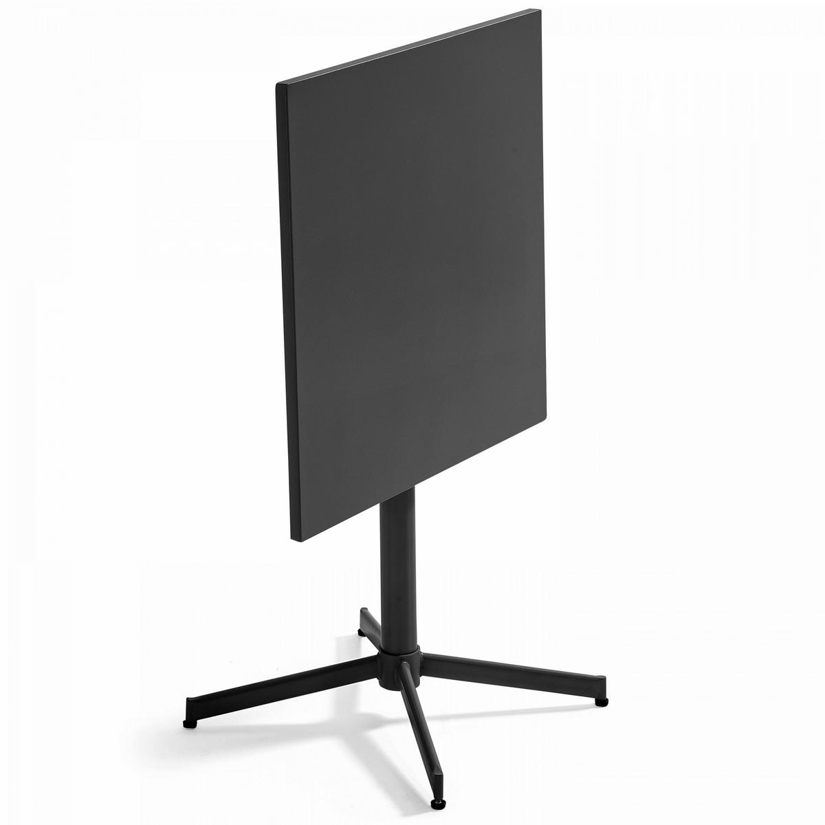 GARTENTISCH , klappbar, Grau - Grau, Metall (70/70/72cm) - Oviala
