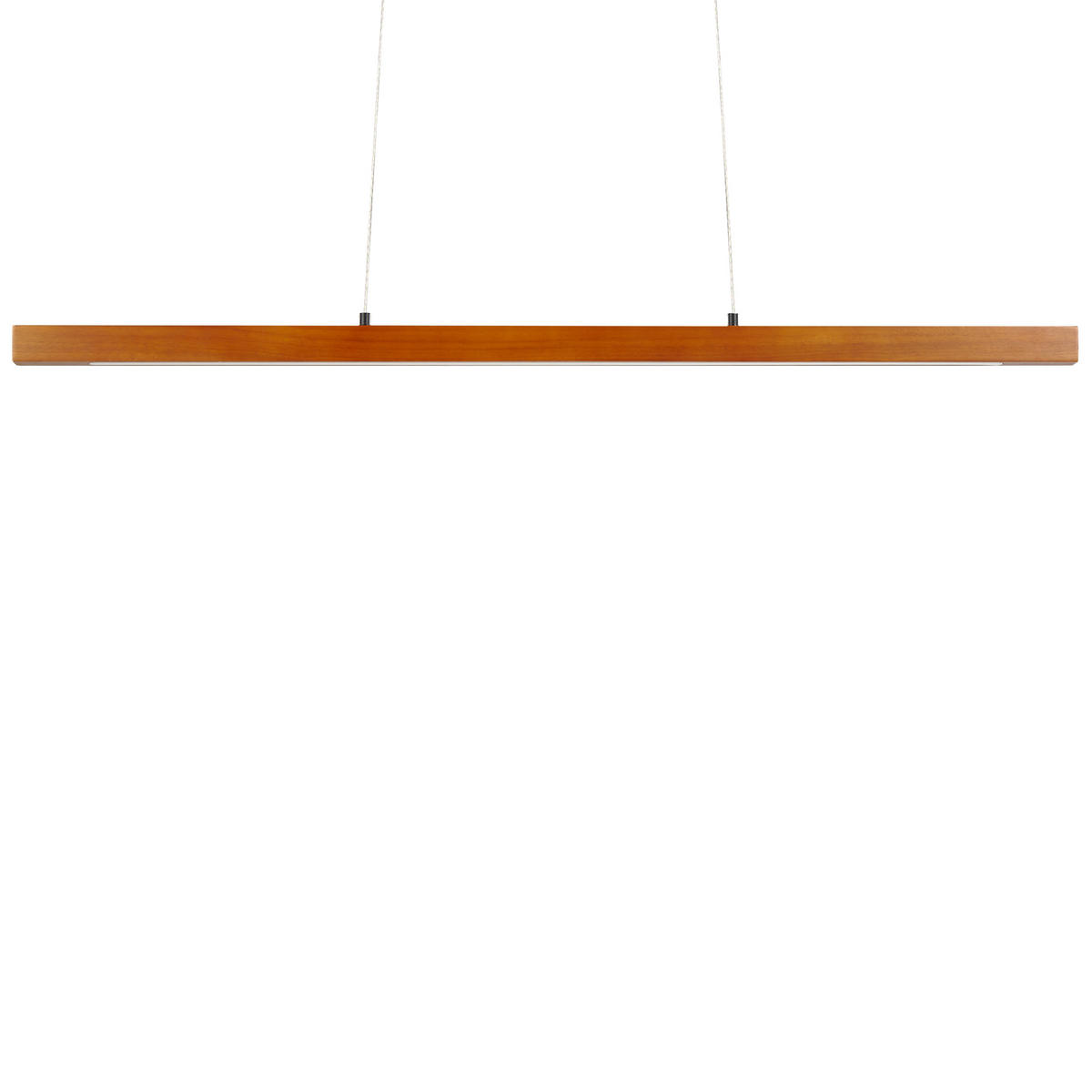 HÄNGELEUCHTE Stewarts 4/115/125 cm - Dunkelbraun, Holz (4/115/125cm) - Beliani