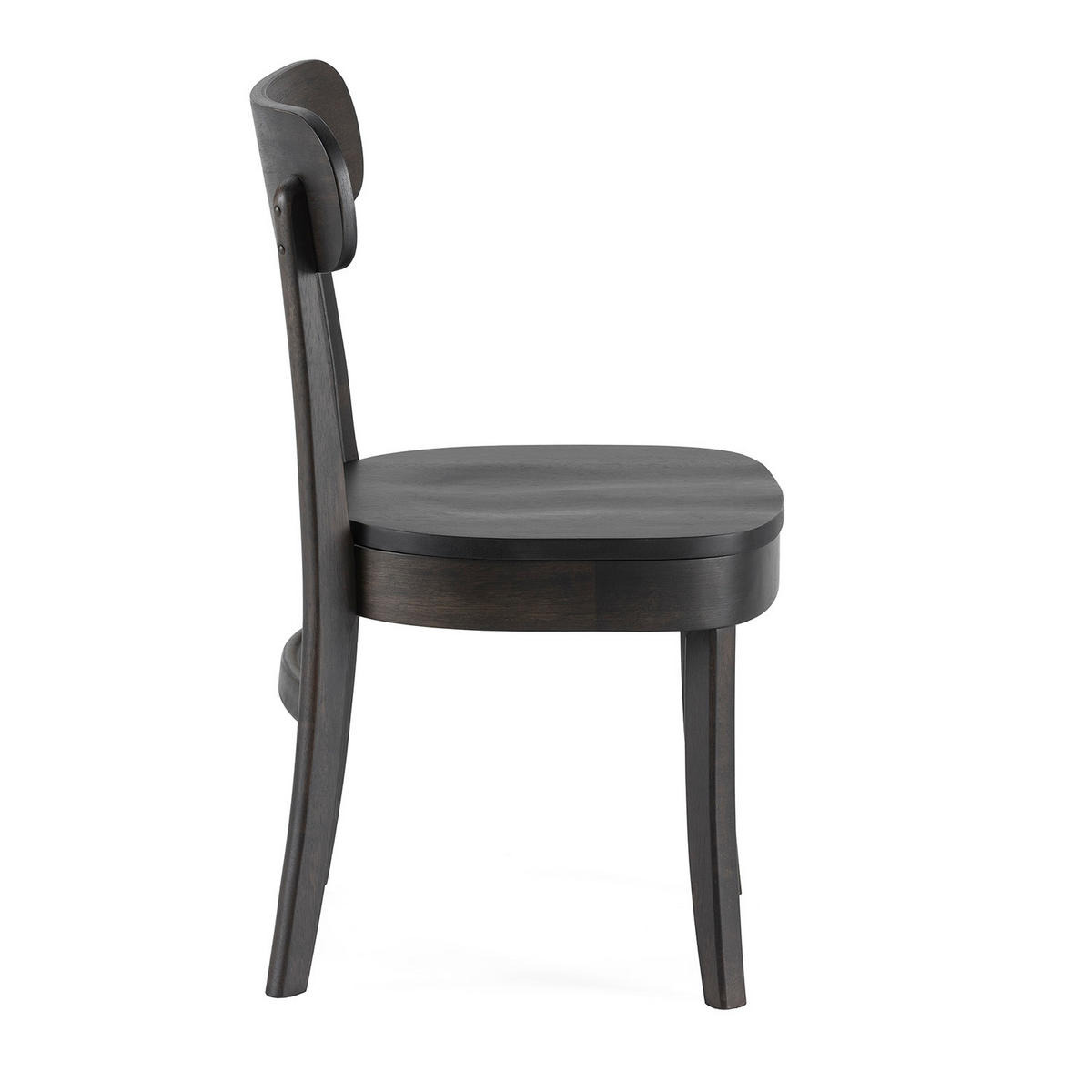 STUHL-SET 2 Nala Schwarz, Massivholz - Schwarz, Holz (45/83/49cm) - VS Venta-stock