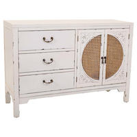 ANRICHTE aus Holz 106x73x36 cm - Weiß, Holz (106/73/36cm) - Wanderlust