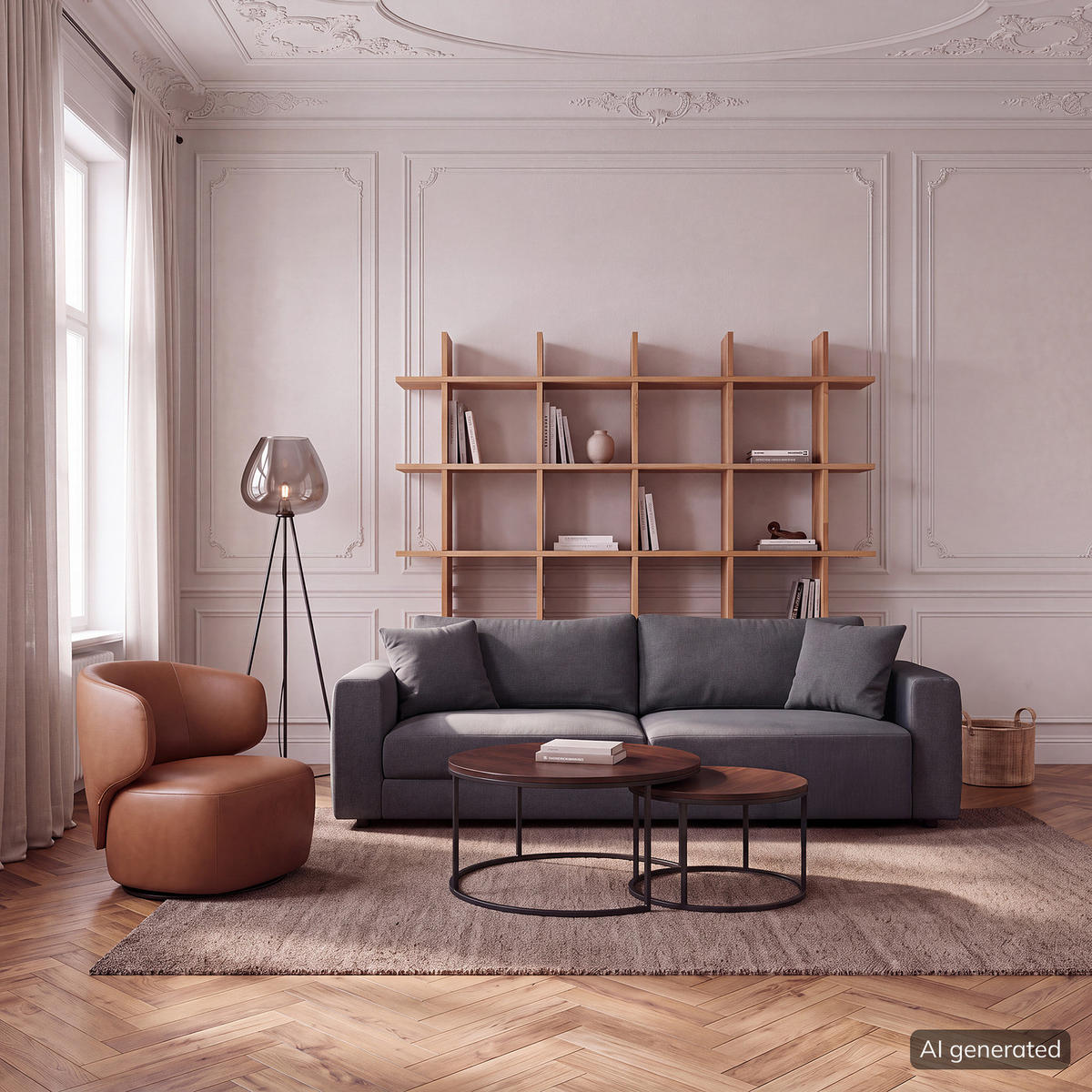 3-SITZER SOFA - Schwarz/Grau, Holz/Kunststoff (238/79/106cm) - home24