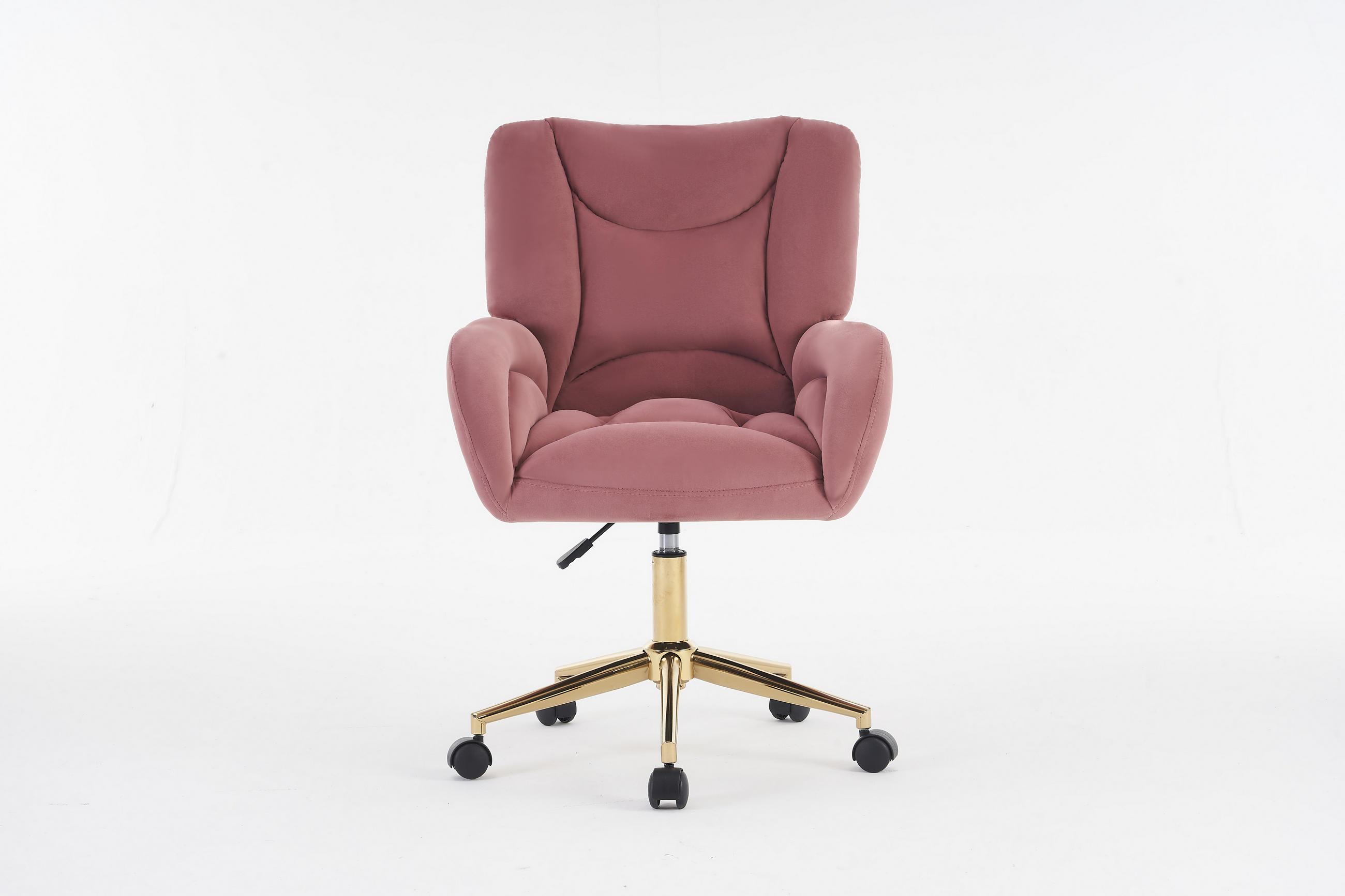 BÜROSTUHL Rosa Höhenverstellbar - Pink, Metall (64/92.5/62cm) - PANGIVO