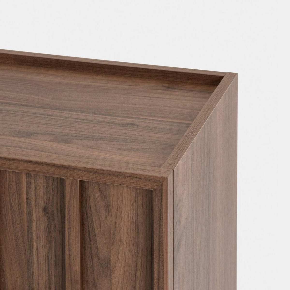 NACHTTISCH 2 SCHUBLADEN Kairo Walnuss 50 cm x 55 cm - Walnussfarben, Holzwerkstoff (50/55/40cm) - Klast Home