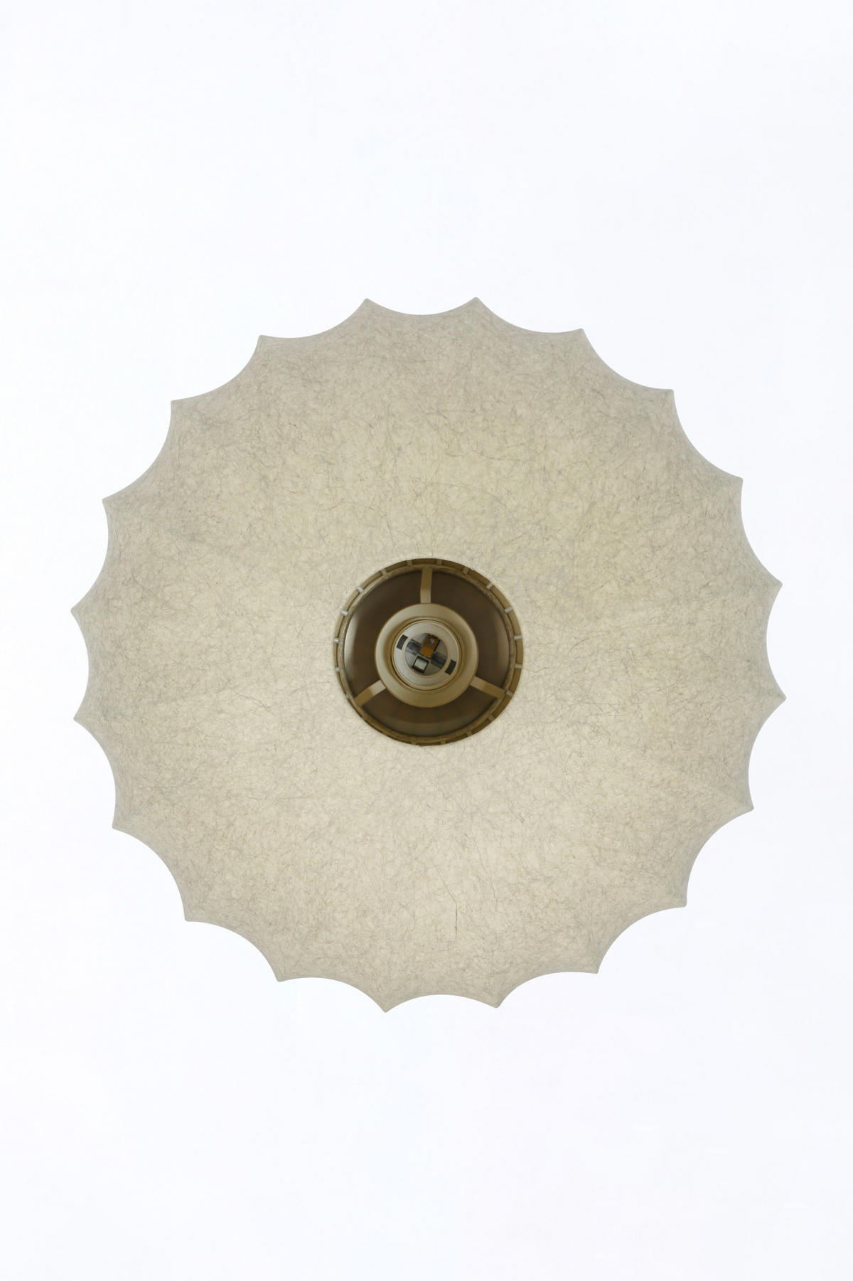 DECKENLEUCHTE Fay Braun Ø40/17,5 cm - Braun, Kunststoff (40/40/17.5cm) - Light & Living