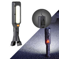 LED-ARBEITSLAMPE - kabellos mit Magnethalterung und Haken für Werkstatt, Camping und Renovierung - Schwarz, Kunststoff (6/32/5cm) - Northpoint