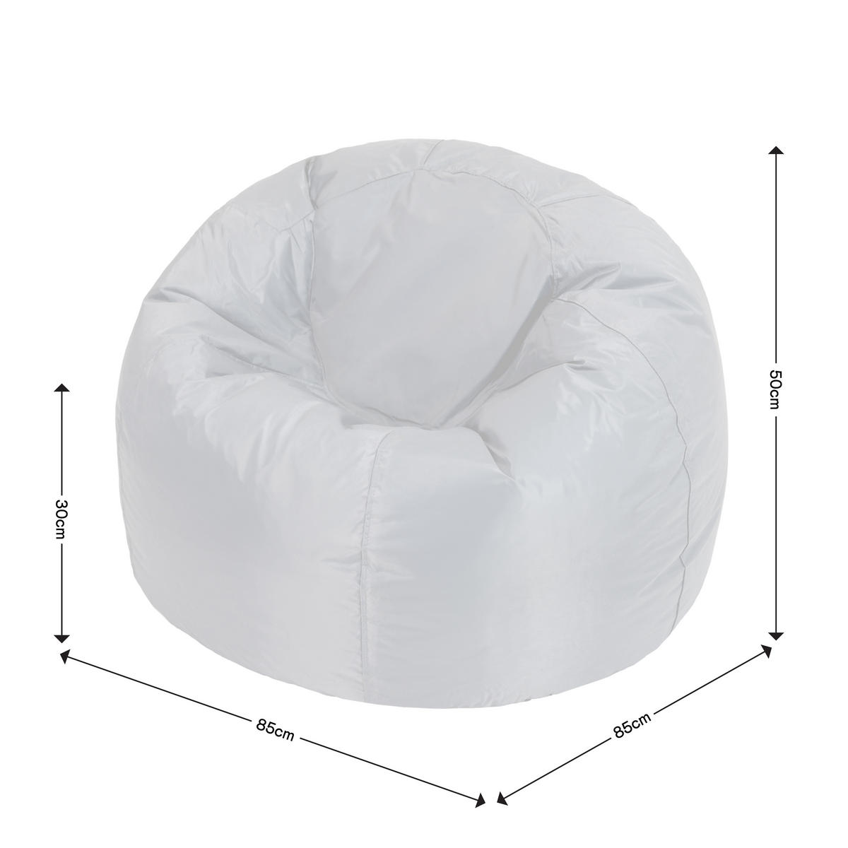 OUTDOORSITZSACK Klassisch - Rot, Kunststoff (85/50/85cm) - Veeva