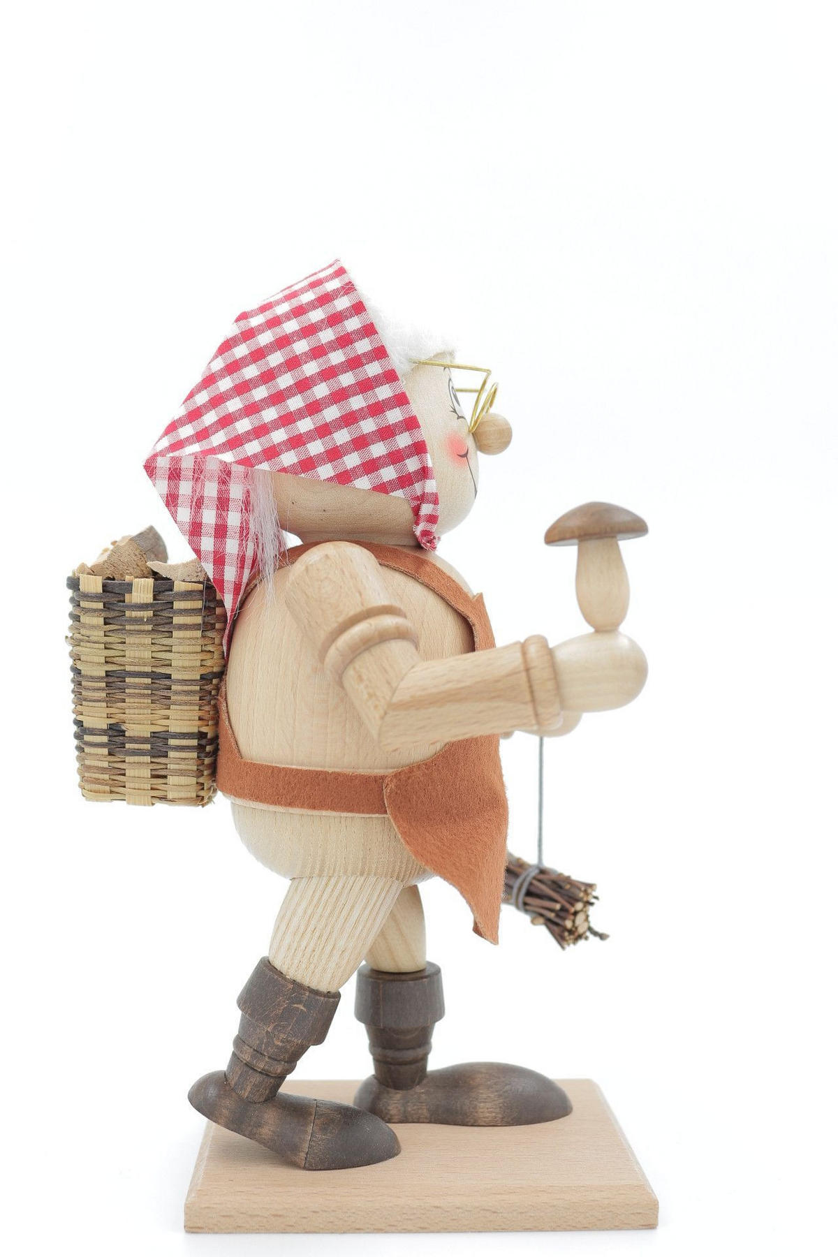 RAUCHFIGUR Wichtel Reisigfrau 23 cm - Multicolor, Holz (11/22/0.1cm)
