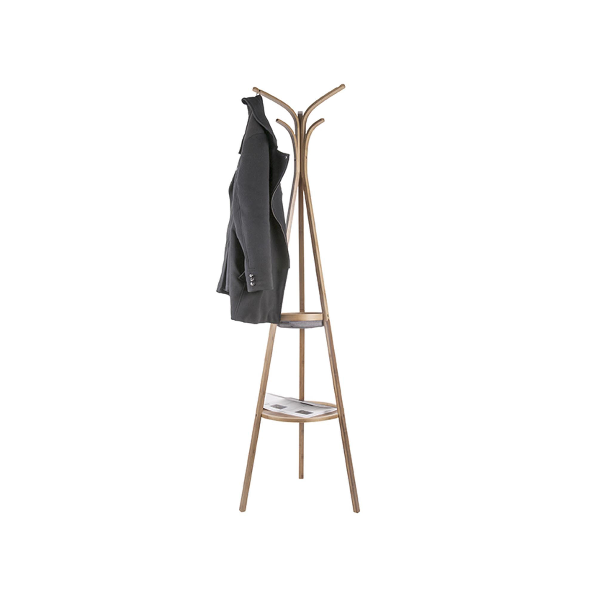 Leitmotiv Kleiderständer Braun 49x170x49 cm