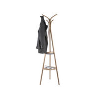 KLEIDERSTÄNDER Native Braun 49/49/170 cm - Braun, Naturmaterialien (49/170/49cm) - Leitmotiv