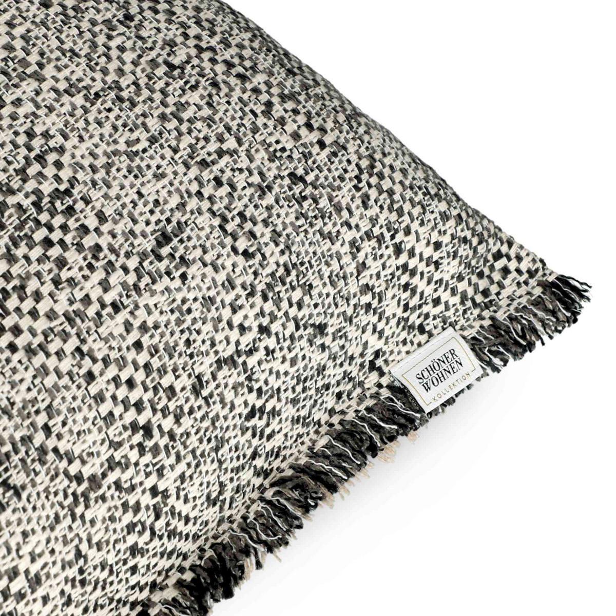 ZIERKISSENHÜLLE VOYAGE - Anthrazit, Textil (58/38cm) - Schöner Wohnen