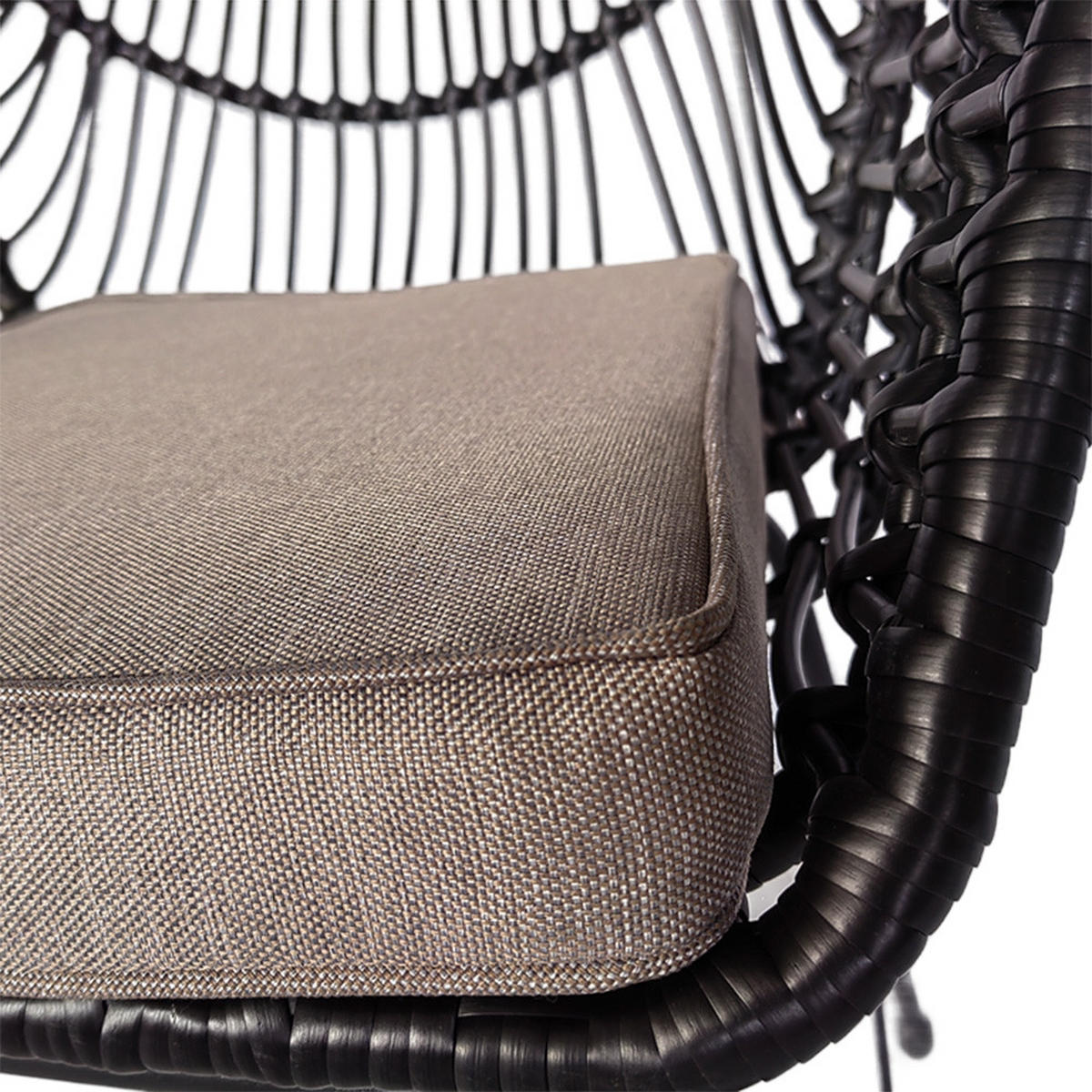 GARTENSTUHL TARA - 6 - Schwarz, Metall (60/82/63cm) - Home Deluxe