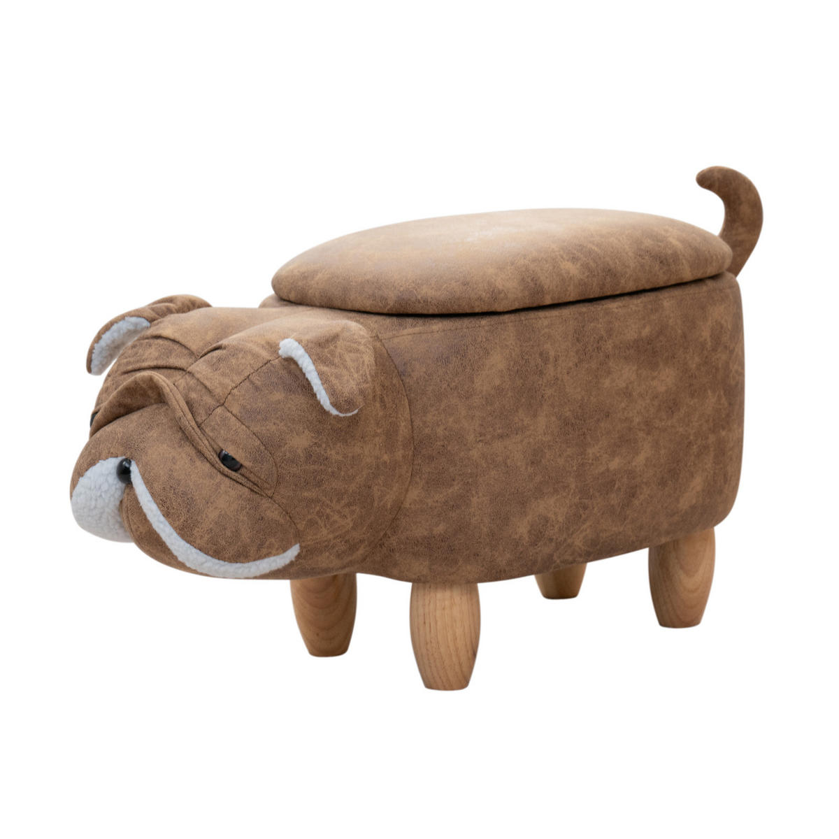 TIERHOCKER Mops Braun - Braun, Textil (30/37/63cm) - SVITA