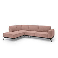 ECKSOFA Rosalia Beige - Beige, Textil (293/90/200cm) - Pillovely
