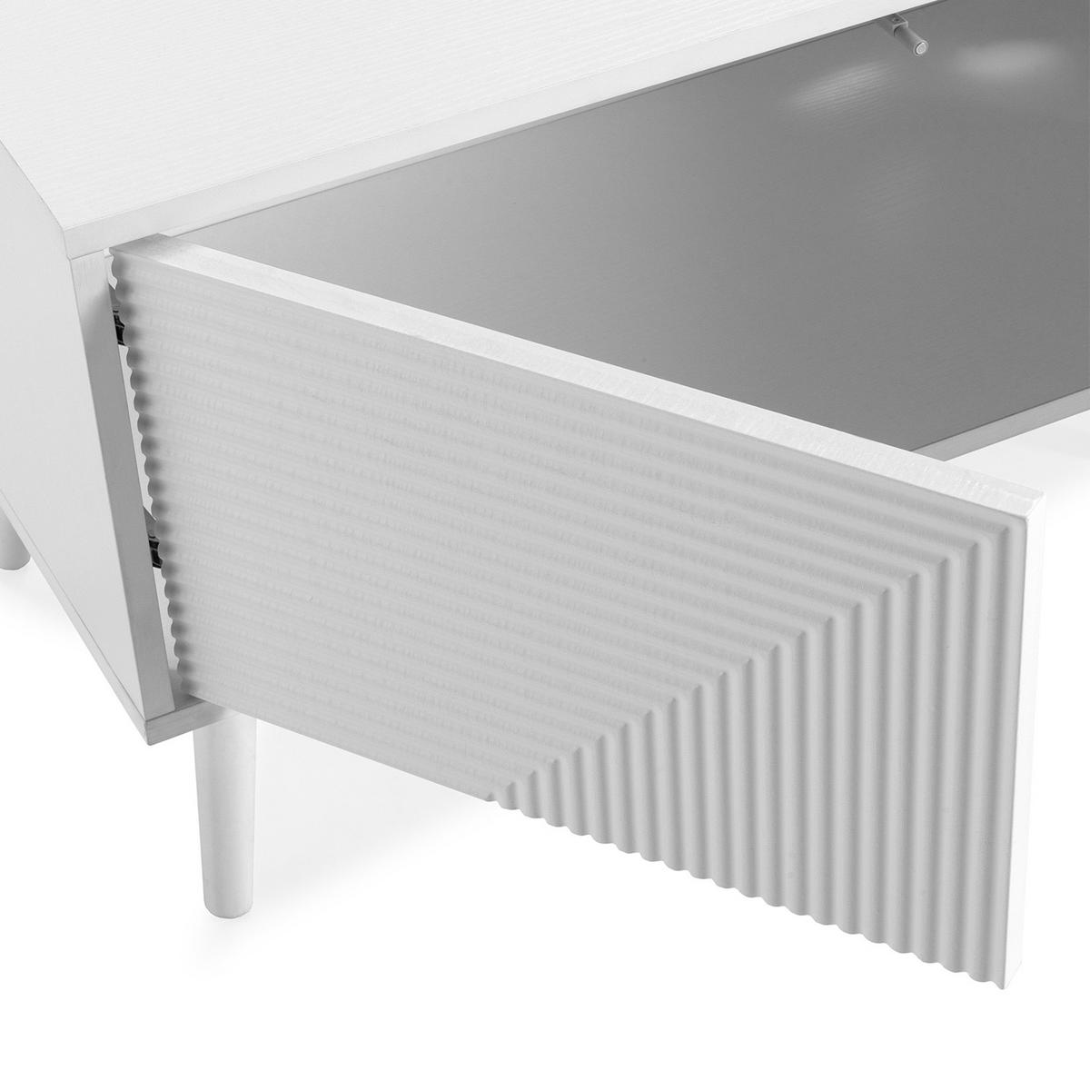 TV-ELEMENT Telmo 4 türen Weiß 160 cm - Weiß, Holzwerkstoff (160/45/40cm) - VS Venta-stock