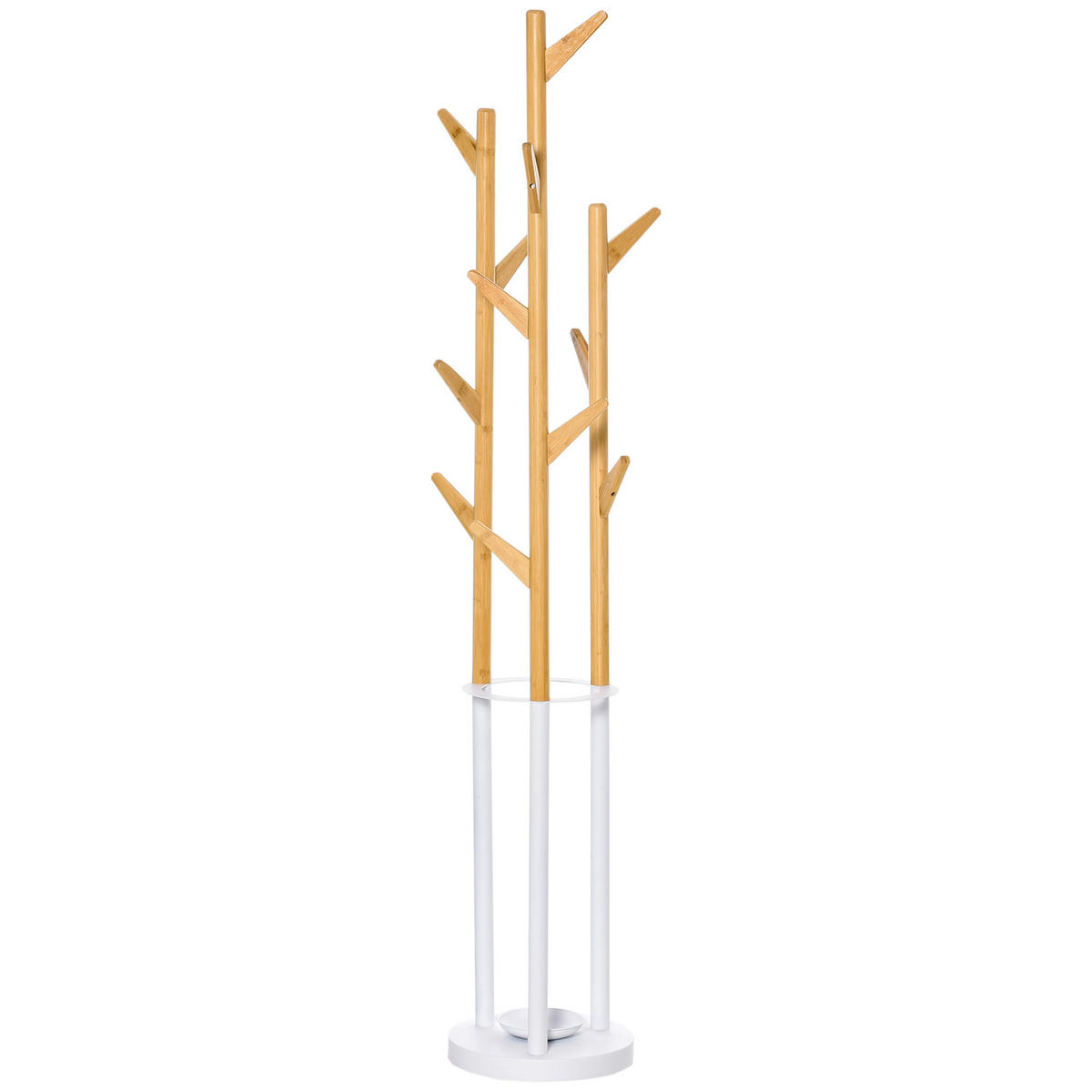 GARDEROBENSTÄNDER DE-09589 Natur - Naturfarben, Naturmaterialien (30.5/174.5/30.5cm) - ComfortXL