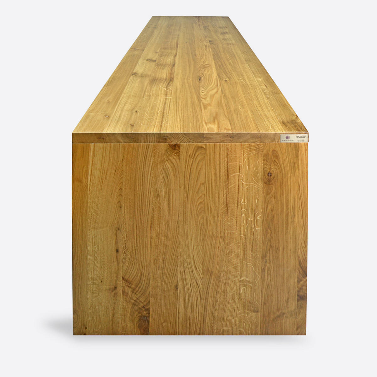 EICHENSCHREIBTISCH mit Schubladen DAVOS I - Eichefarben, Holz (75/170/75cm) - Rawood Furniture