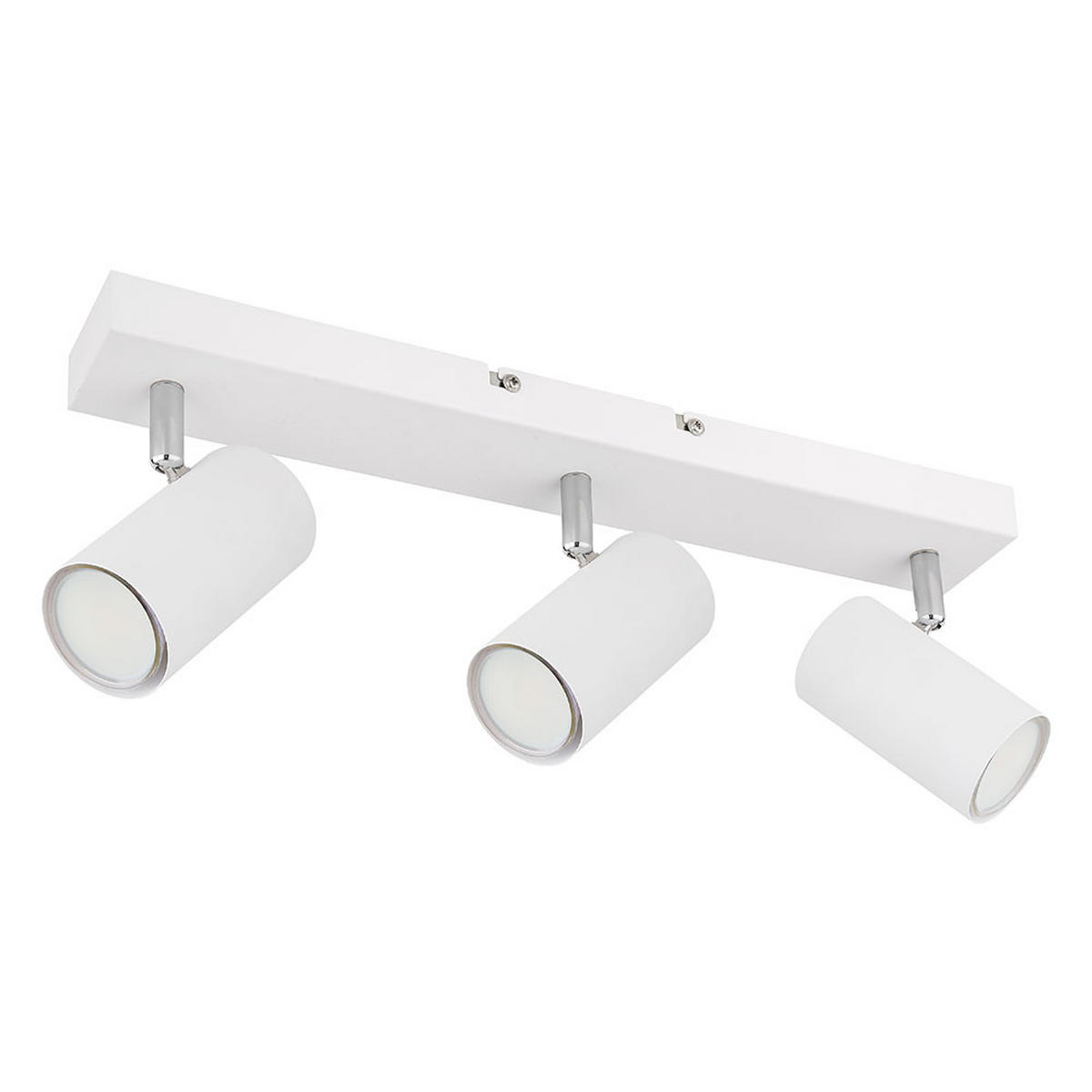 DECKENLEUCHTE Weiß Schwenkbare Strahler - Weiß, Metall (41/6/12cm) - Globo Lighting