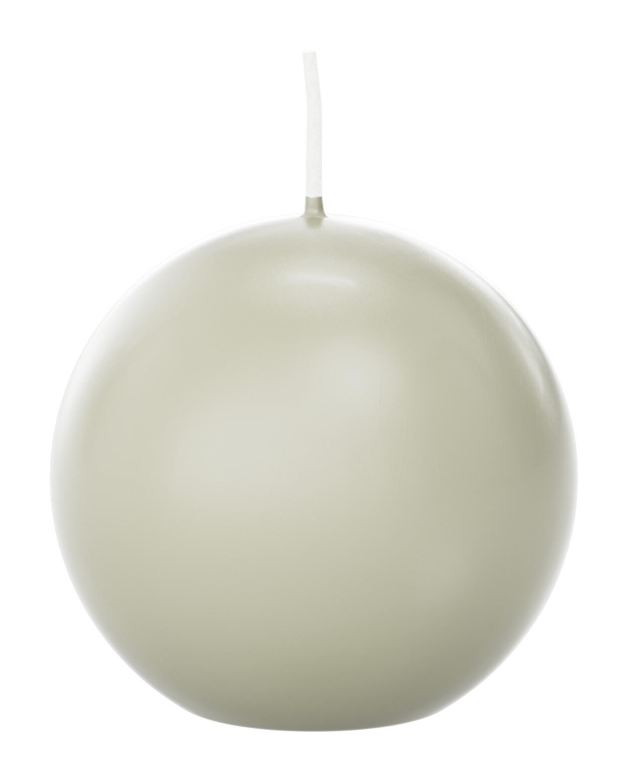 KUGELKERZEN Elfenbein Ø 60 mm, 16 Stück - Beige, Paraffin (6/6/6cm) - Wiedemann Kerzen