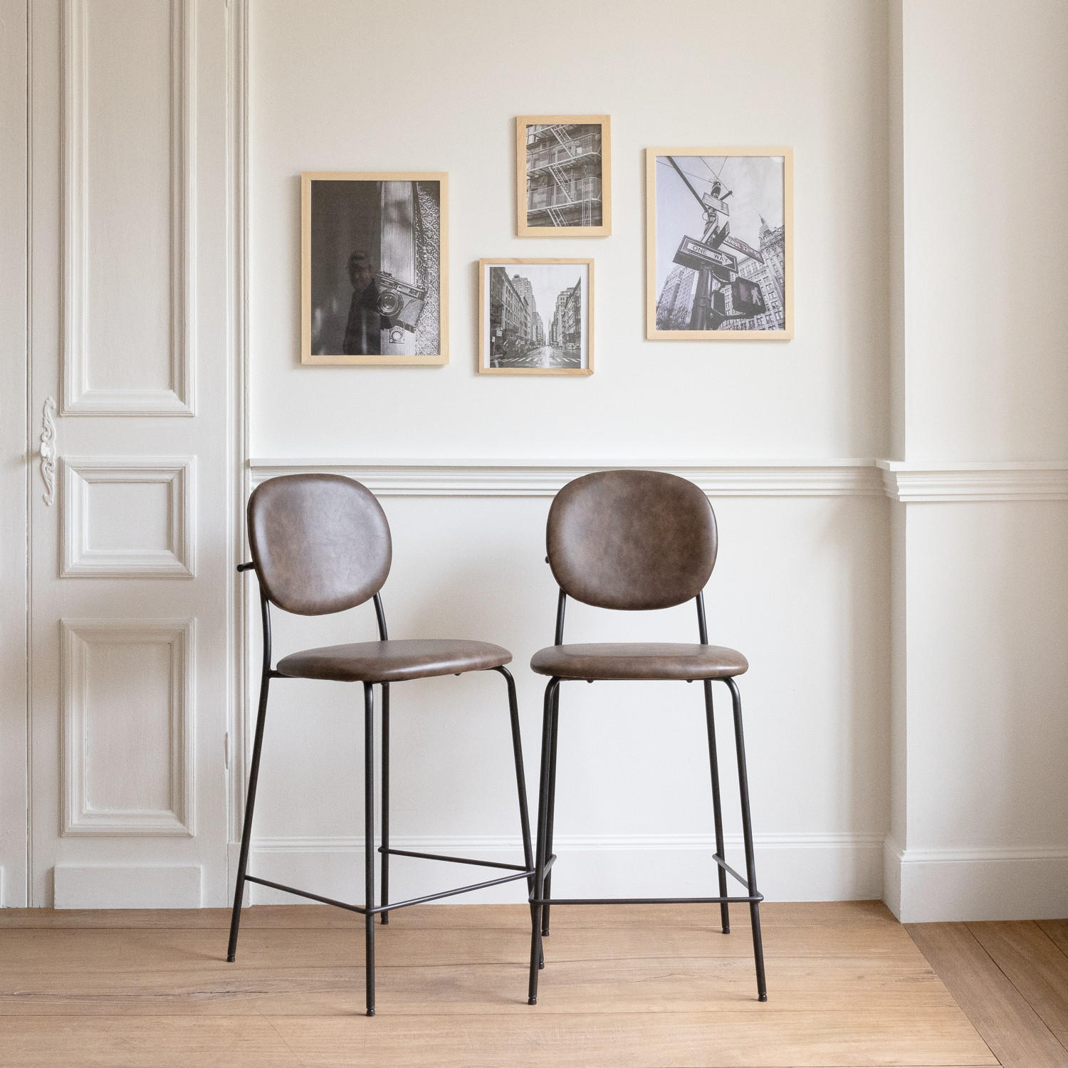 BARHOCKER Edmond Braun 2er-Set - Braun, Kunststoff (45/98/51cm) - Happy Garden