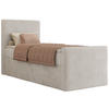 BOXBETT TILIANO DUO 90/200 - Beige Cord - H4 - Topper T25 - Links Seite - Beige, Textil (90/200cm) - MKS