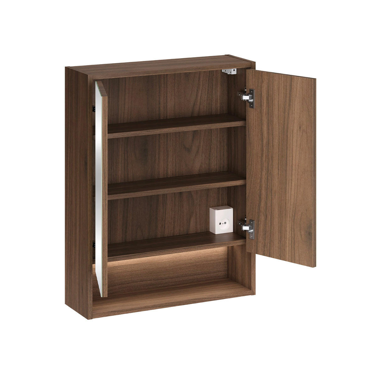 KOPALNIŠKO POHIŠTVO 60cm Edmé 2-delni komplet Les (temno lesno) - rjava, leseni material (60/52.2/46cm) - Petits-meubles