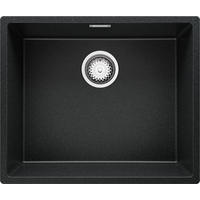 UNTERBAUSPÜLE GRANIT London, 2-er set Anthrazit 56/47 cm 1 Becken + Ablauf-Set ab 60er Unterschrank - Chromfarben/Anthrazit, Kunststoff (56/20/47cm) - Primagran