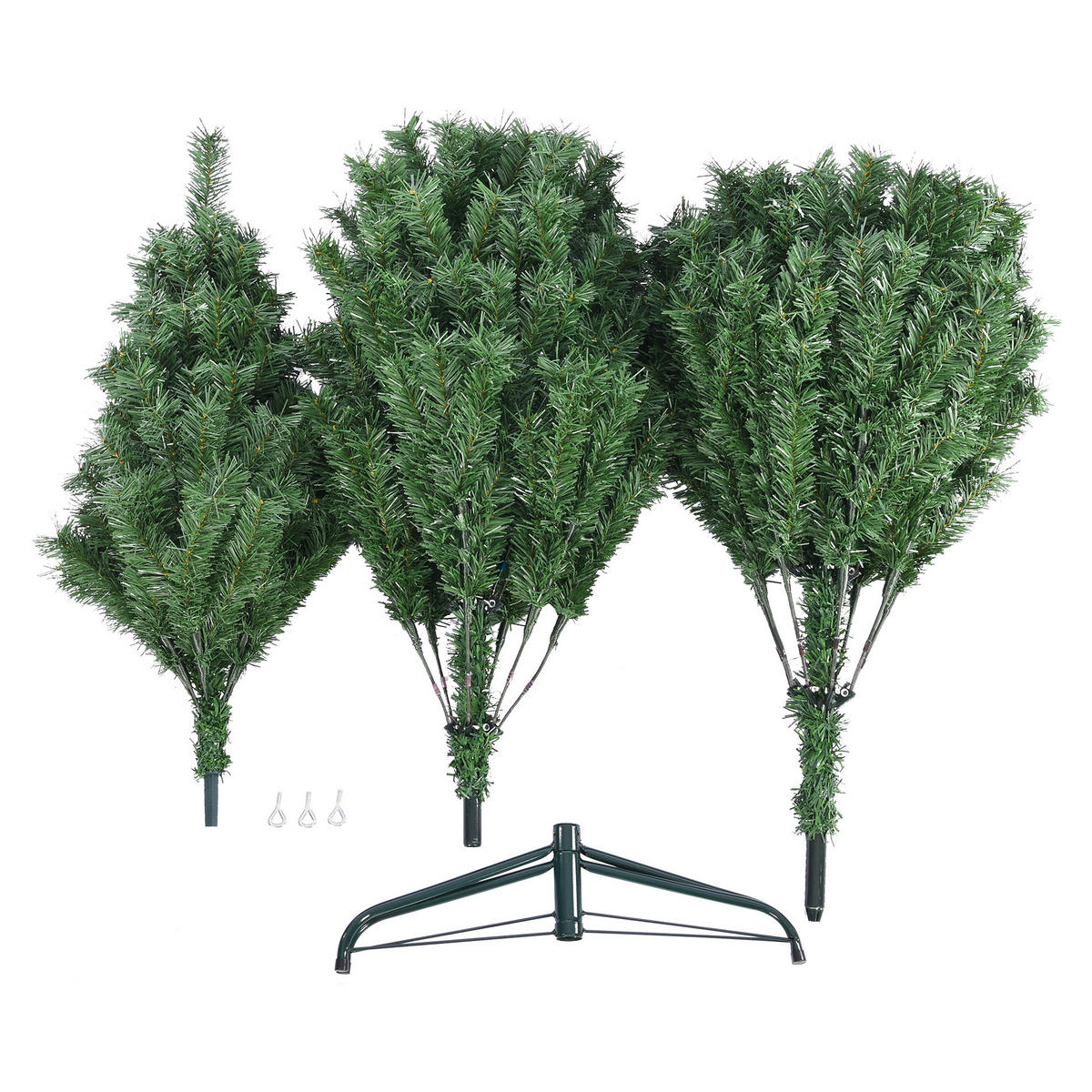 KÜNSTLICHER BAUM Grün 118/118/210 cm - Grün, Kunststoff (210cm) - Mobili Rebecca