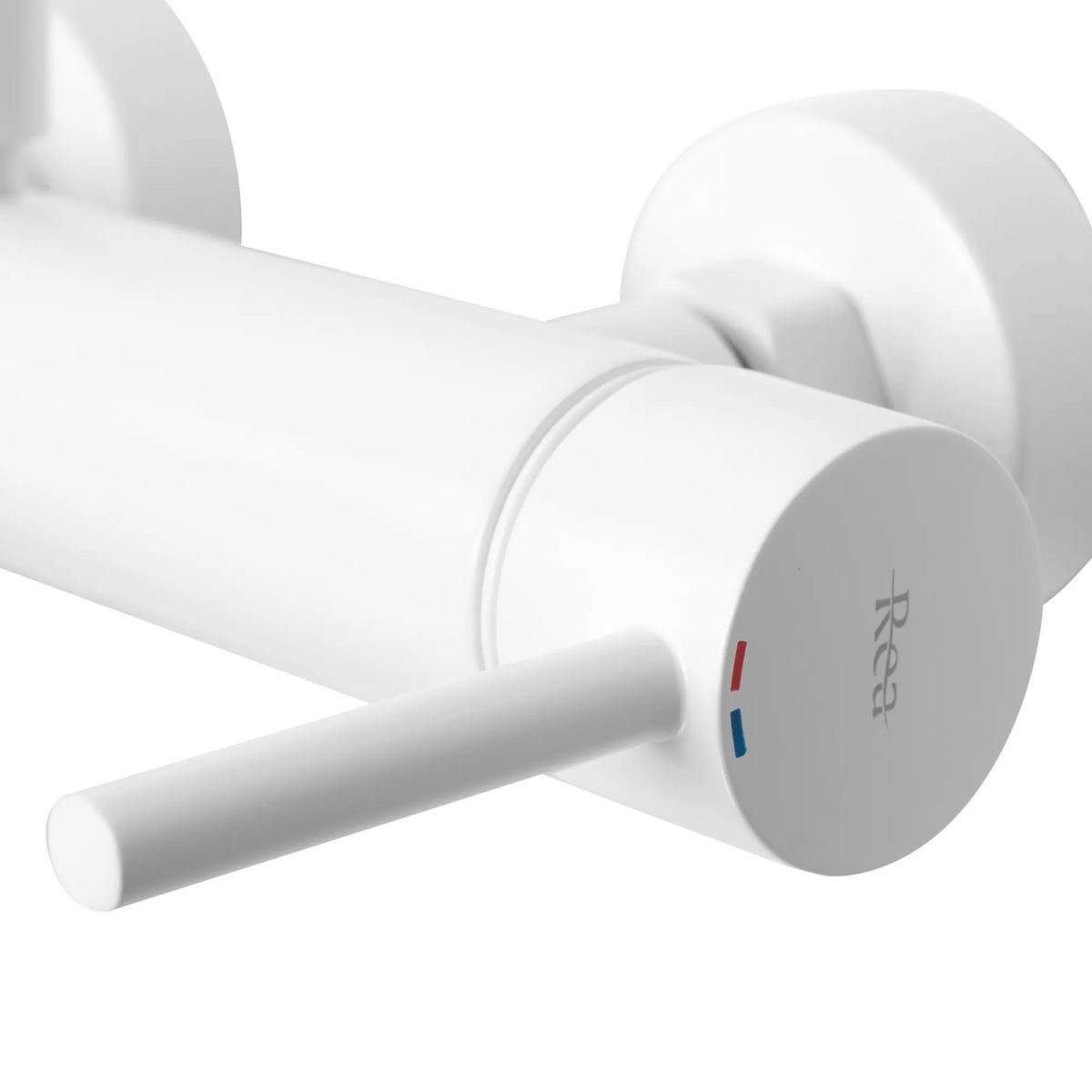 WANNENARMATUR Rea Lungo White Matt - Weiß, Metall (25/4.5/19cm) - REA