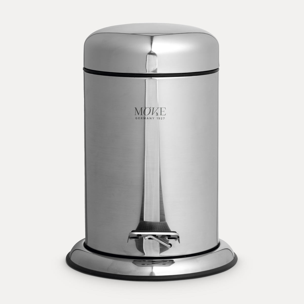 TRETEIMER PUSH - Silberfarben, Metall (22/30/22cm) - MÖVE