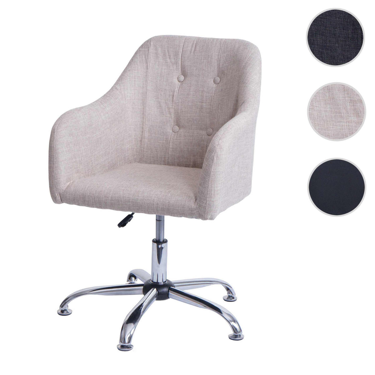ESSZIMMERSTUHL Beige - Beige, Textil (57/91/62cm) - MCW