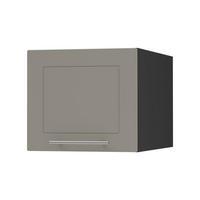 KLAPPHÄNGESCHRANK Kvantum W6B/40 Beige Matt / Schwarz Matt 40 / 59 / 36cm - Beige/Schwarz, Holz/Holzwerkstoff (40/36/59cm) - Feldmann-Wohnen