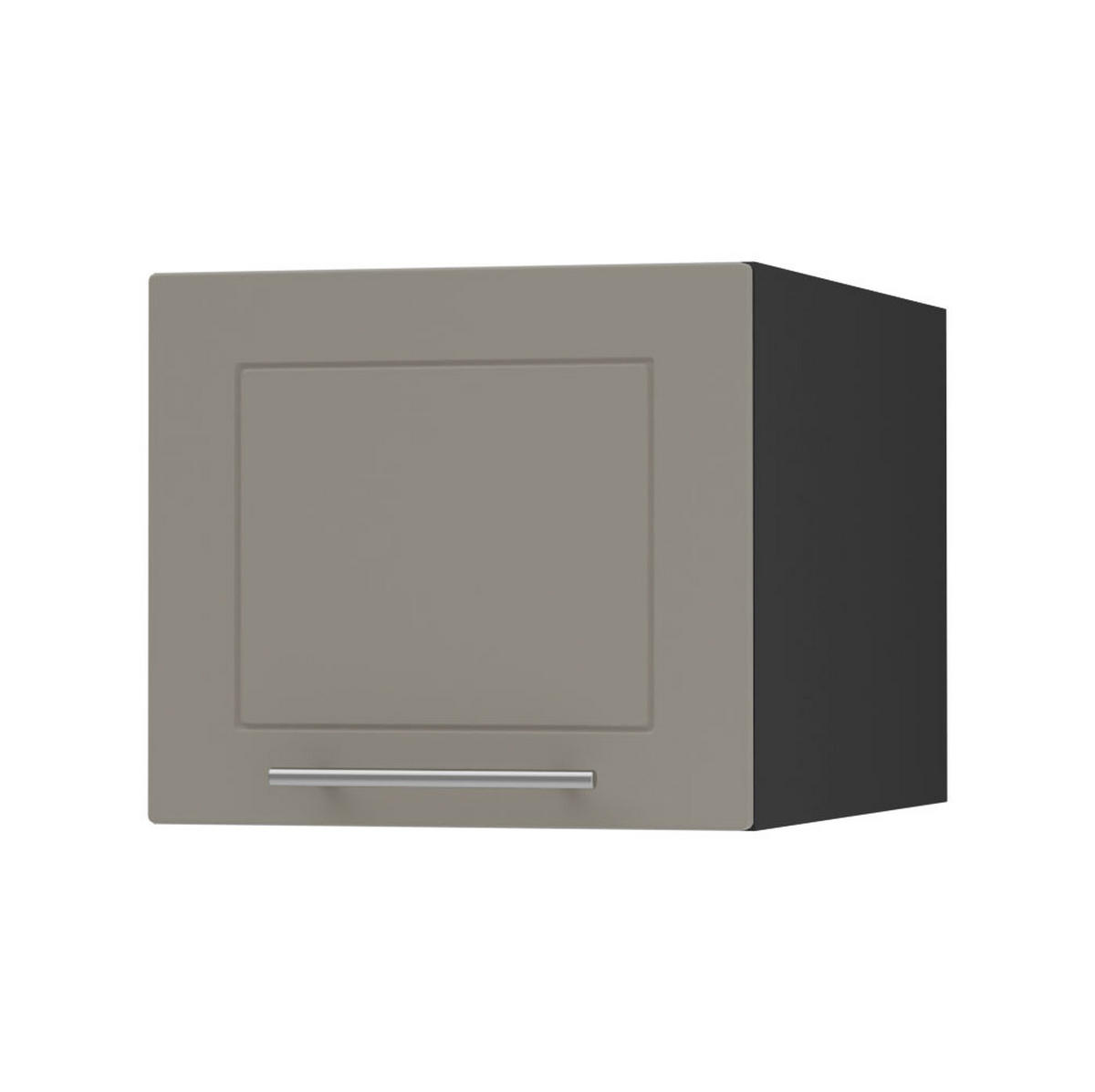 KLAPPHÄNGESCHRANK Kvantum W6B/40 Beige Matt / Schwarz Matt 40 / 59 / 36cm - Beige/Schwarz, Holz/Holzwerkstoff (40/36/59cm) - Feldmann-Wohnen