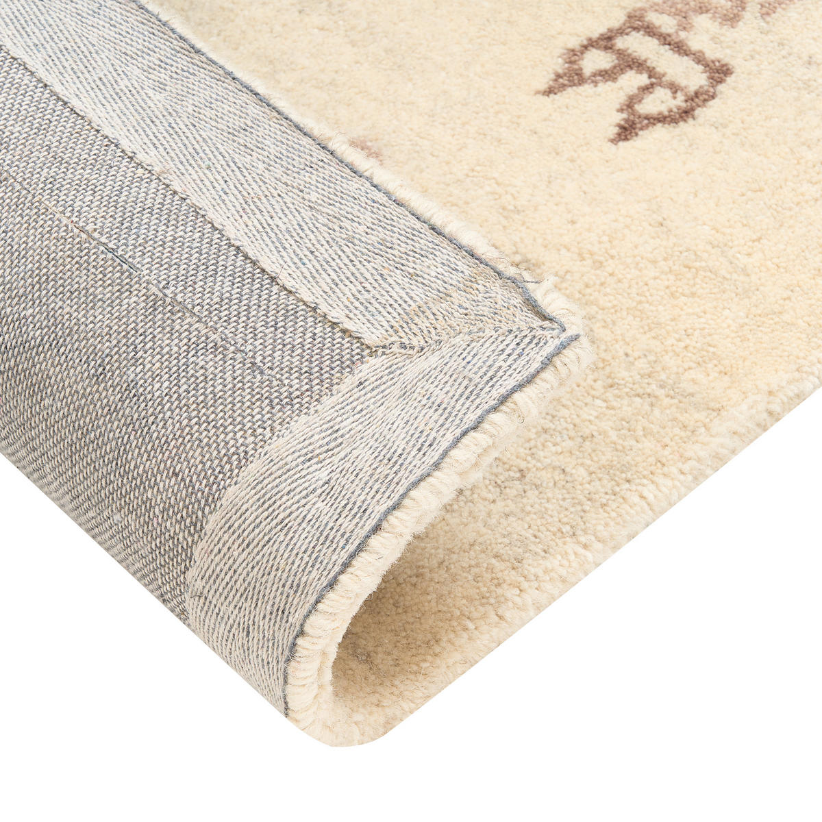 TEPPICH geflochten Suluca 300/200 cm - Beige, Textil (200/300cm) - Beliani
