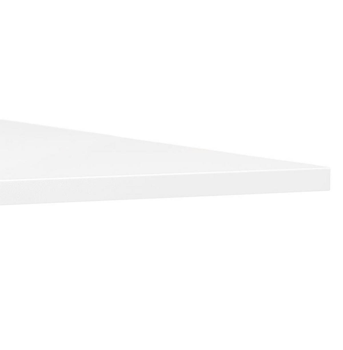 SCHREIBTISCH Klappbar Mit Rollen Faltbar Mobil ZENIXA, Weiß 160x80x73 cm - Schwarz/Weiß, Holz/Metall (80/160/73cm) - KADIMA DESIGN
