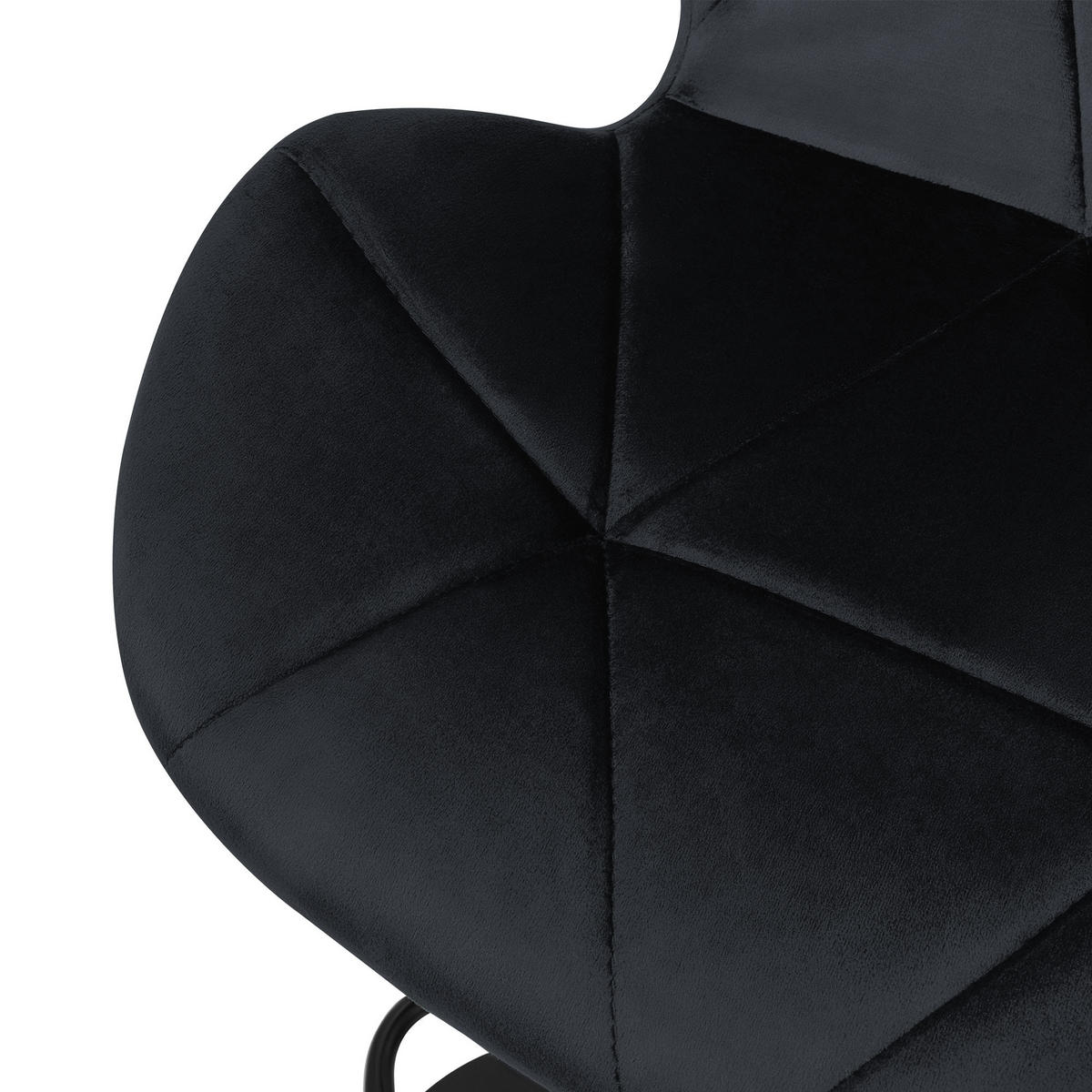 BARHOCKER 4er Set - Schwarz, Metall (47/110/41cm) - ML-DESIGN