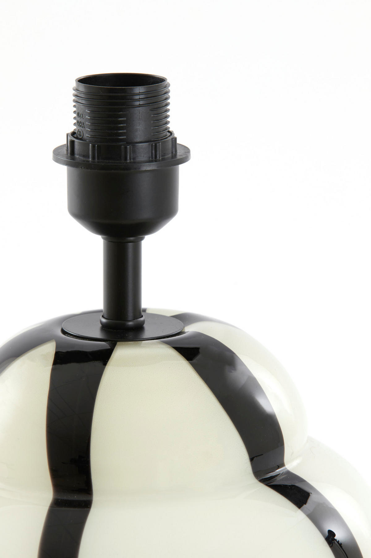 LAMPENFUSS Ylien Weiß Ø22/28 cm - Weiß, Glas (22/22/28cm) - Light & Living