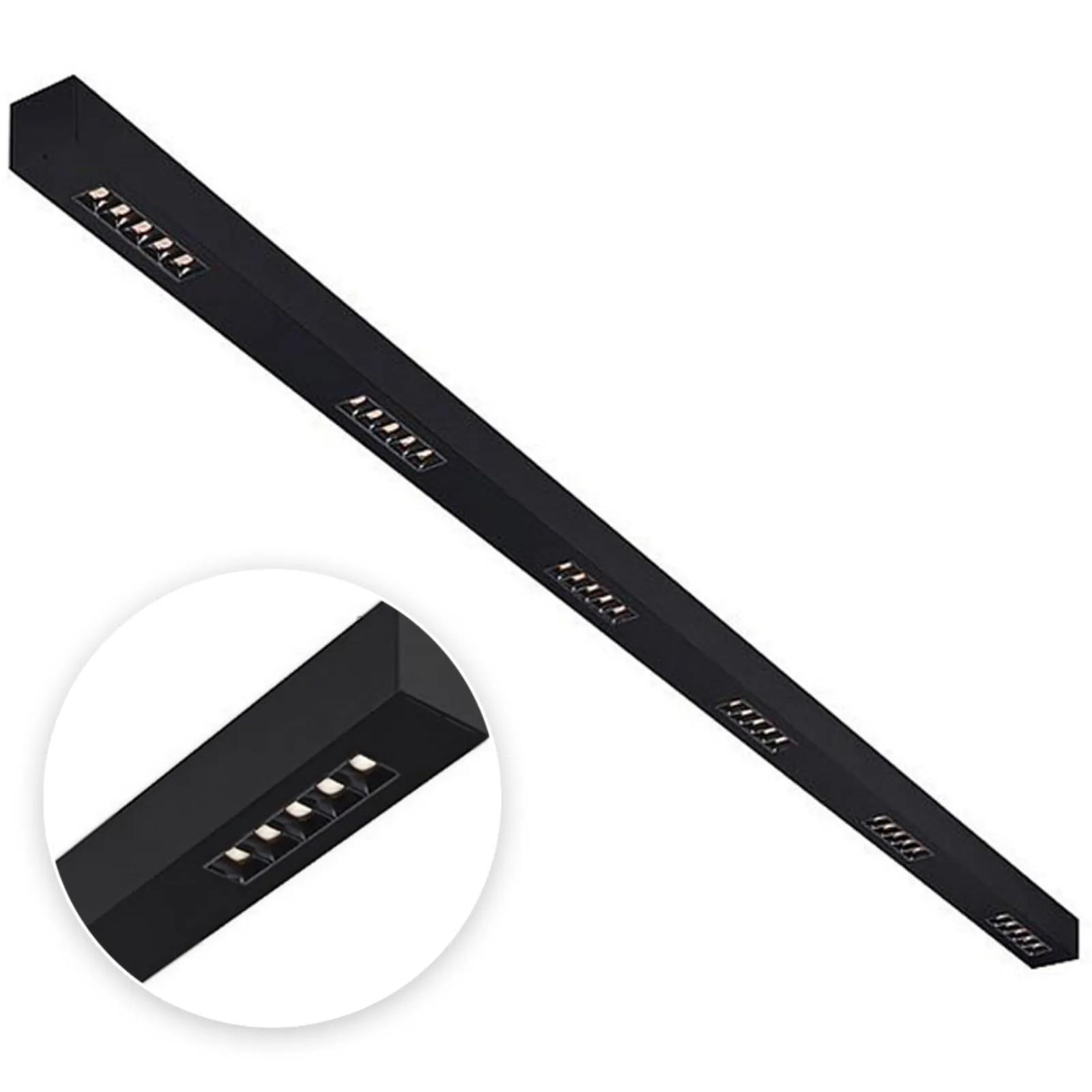 DECKENLEUCHTE Q-Line Schwarz - Schwarz, Metall (6/6/6cm) - SLV