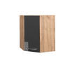 ECKHÄNGESCHRANK Fame-Line Anthrazit Hochglanz 57 cm - Honigeiche/Schwarz Hochglanz, Holzwerkstoff (57/72/34.1cm) - Vicco
