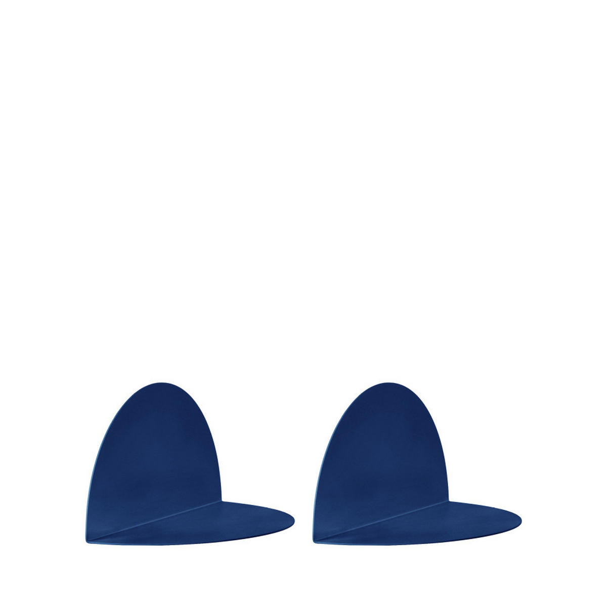 WANDREGAL - Metall - Blau - 2er-Set - Blau, Metall (16/34/18cm) - Drawer