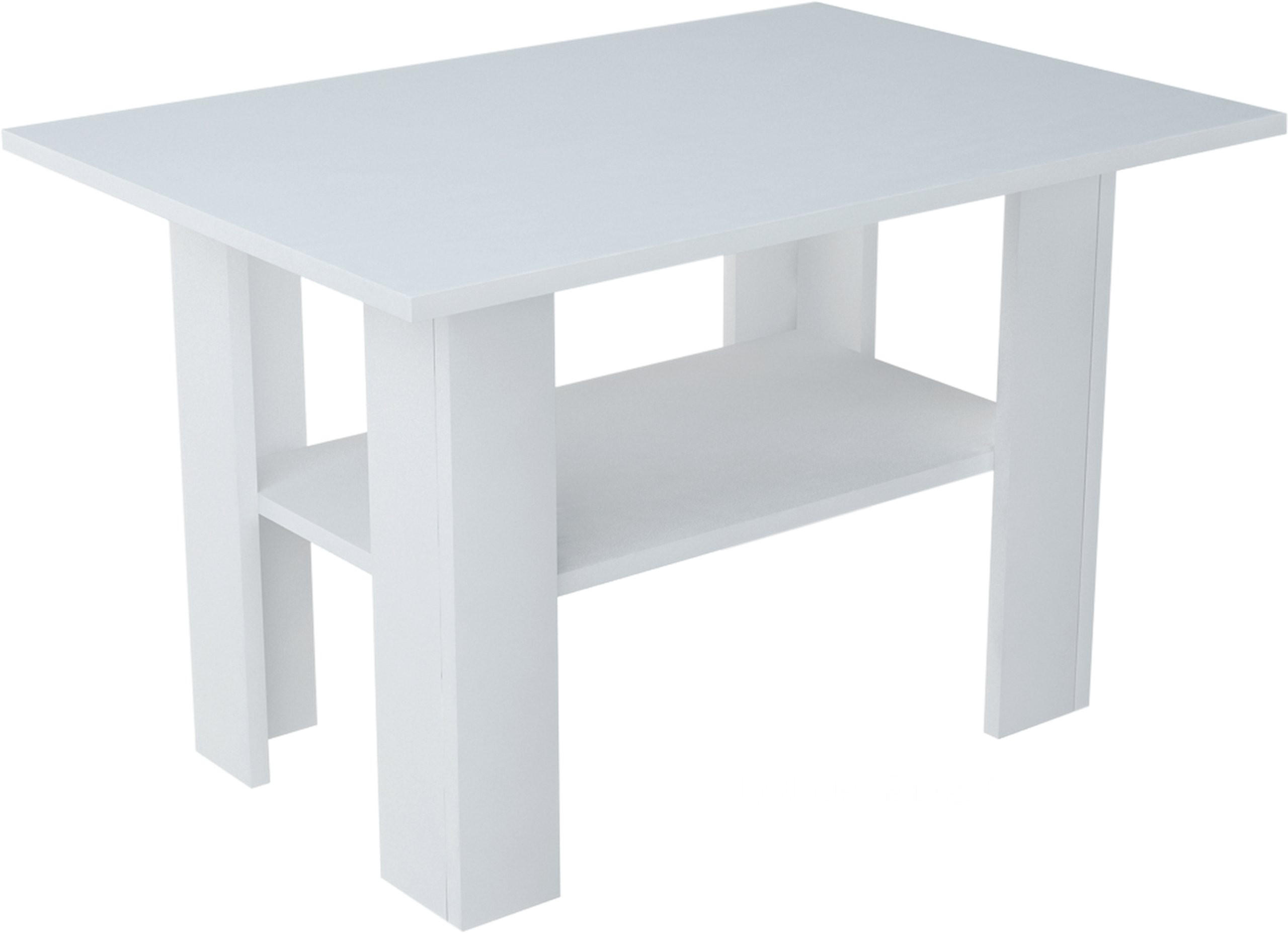 COUCHTISCH Ł1 Weiß 87/60/55 cm - Weiß, Holzwerkstoff (60/87/55cm) - Matkam Möbel