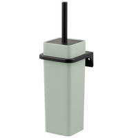 WC-GARNITUR SAVONA, salbei, Kunststoff - Salbeigrün, Kunststoff (12/36.5/13cm) - bremermann