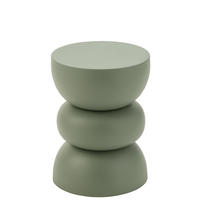 TISCH LISE - Metall - Grün - Grün, Metall (32/32/43.5cm) - J-Line
