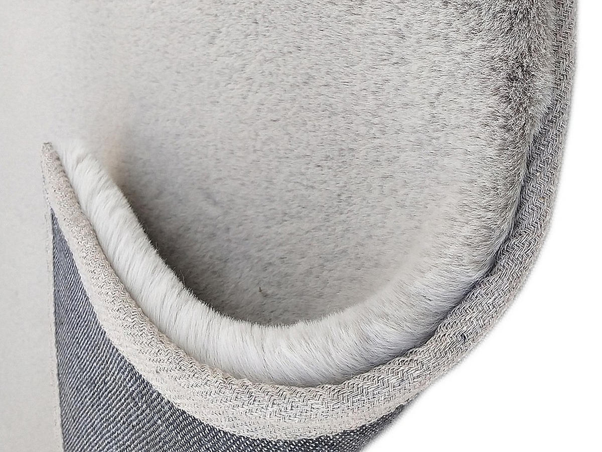 WOHNZIMMERTEPPICH - 200 cm x 150 cm - stoff - hellgrau Bunny - Hellgrau, Textil (200/150cm) - Vente-Unique