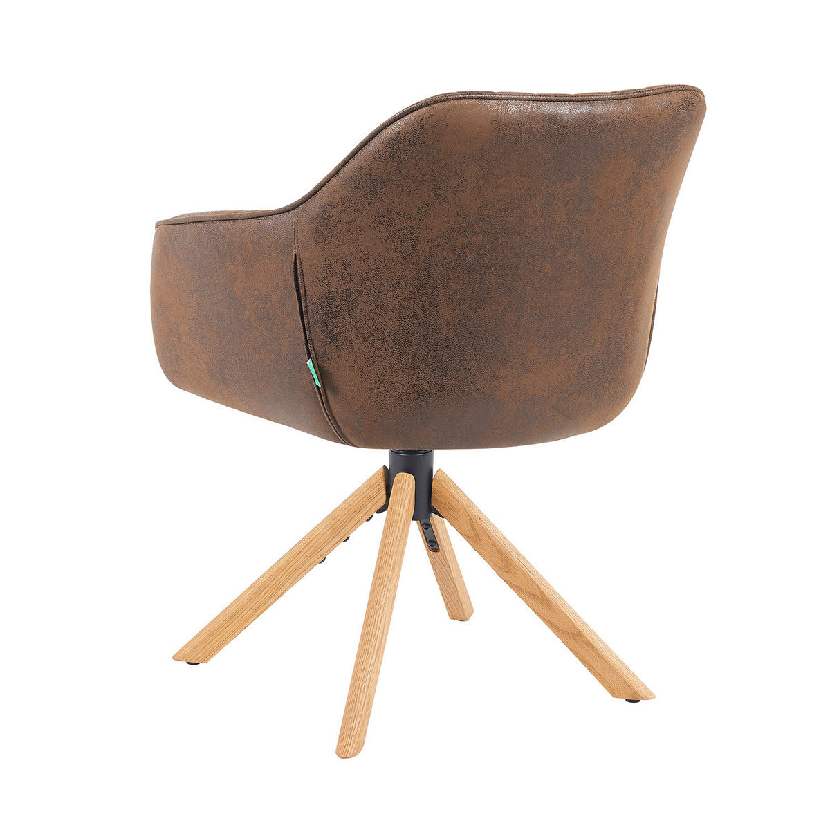 ARMLEHNSTUHL Mika-Luis 2er-Set - Honigeiche/Braun, Eichenholz/Holz (60/82/61cm) - DUBI Möbel