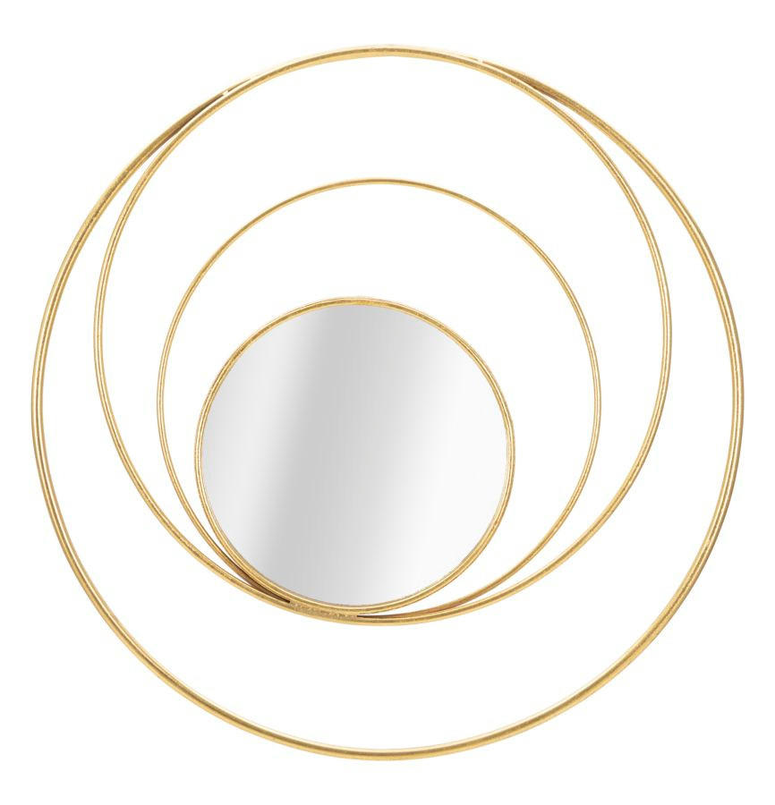 Mauro Ferretti Wandspiegel Gold 80x80x3.5 cm