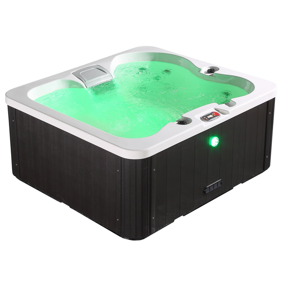WHIRLPOOL Manitoba UV Whirlpool - Weiß Hochglanz/Weiß, Kunststoff (152/73/172cm) - Canadian Spa Company