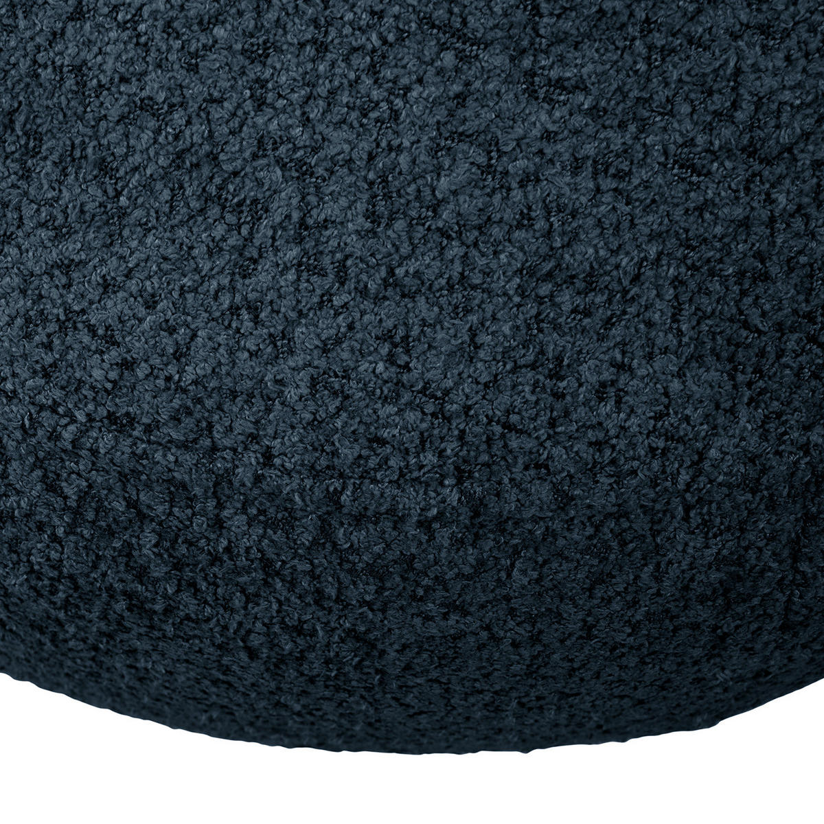 POLSTERHOCKER - Schwarz/Dunkelblau, Kunststoff/Textil (59/45/59cm) - home24